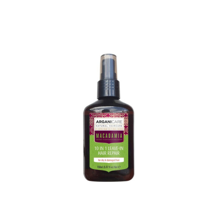 arganicare macadamia 10 in 1 leave in hair repair 150ml