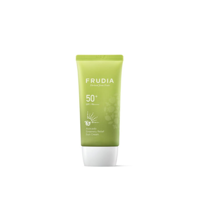 frudia avocado greenery relief sun cream spf50 50g