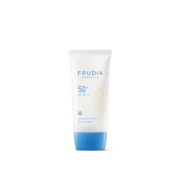 frudia moisturizing ultra uv shield sun essence spf50 50g