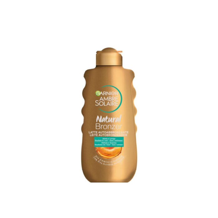 garnier ambre solaire natural bronzer self tanning milk 200ml