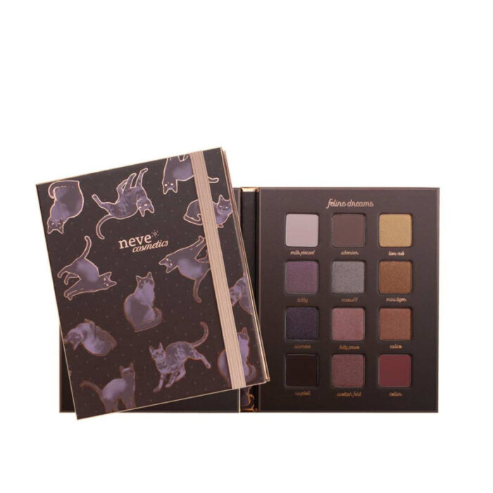 neve cosmetics feline dreams eyeshadow palette