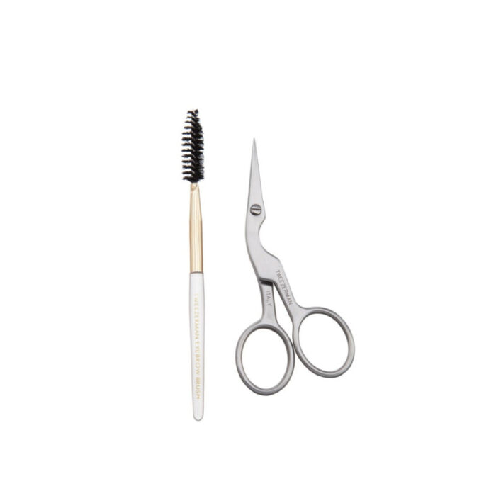 tweezerman brow shaping scissors brush